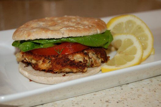 salmon-burger