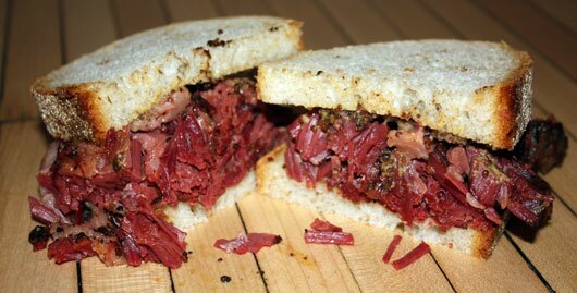 Mile End Montreal Smoked Meat Sandwich