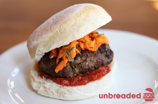 Mémé Moroccan Lamb Burger